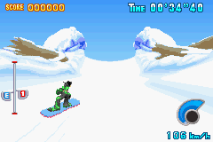 Disney Sports Snowboarding screenshot 5 for GameBoy Advance
